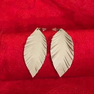 Handmade leather & faux leather earrings